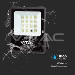 15W LED Соларен Прожектор 6400К