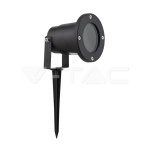 GU10 Градинско Тяло Колче Черно Тяло IP65