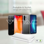 10000mAh Външна Батерия Бързо Зареждане Бяла