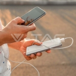 10000mAh Външна Батерия Бързо Зареждане Бяла