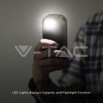 30000mAh Външна Батерия Солар Безжично Зареждане Черна