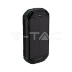 30000mAh Външна Батерия Солар Безжично Зареждане Черна