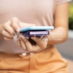 5000mAh Външна Батерия 9мм Magnetic Лилава