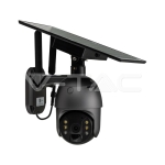 HD Smart Соларна 4G Камера Черна