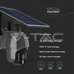 WIFI HD Smart Соларна  Камера Черна