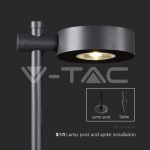 6W Назаемна Лампа Черна 3000K IP54