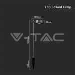 6W Назаемна Лампа Черна 4000K IP54