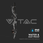 12W Стенна Лампа Черно Тяло 4000K IP54