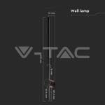 12W Стенна Лампа Черно Тяло 4000K IP54