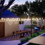 Соларен Гирлянд с 10бр. 0.5W 3000K Крушки 12м. Дистанционно