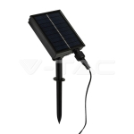 Соларен Гирлянд с 10бр. 0.5W 3000K Крушки 12м. Дистанционно