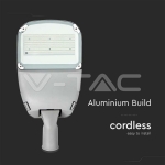 LED Соларна Улична Лампа SAMSUNG Чип 50W Бяло Тяло 4000K