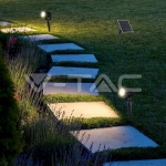 2*1.2W Соларно Градиснко Колче Черно Тяло IP65