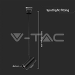 GU10 Алумин Корпус Черен