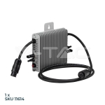 600W Преносима PV Централа за Балкон