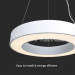 LED Осветител 50W Висящ Димиращ 4000K Бял