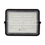 15W LED Соларен Прожектор 4000K Сменяема Батерия Черно Тяло