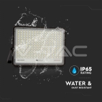 30W LED Соларен Прожектор 4000K Сменяема Батерия Черно Тяло