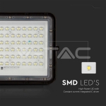 15W LED Соларен Прожектор 6400K Сменяема Батерия Черно Тяло