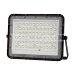 15W LED Соларен Прожектор 6400K Сменяема Батерия Черно Тяло