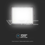 20W LED Соларен Прожектор 6400K Сменяема Батерия Черно Тяло