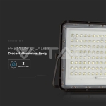 20W LED Соларен Прожектор 6400K Сменяема Батерия Черно Тяло