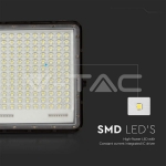 30W LED Соларен Прожектор 6400K Сменяема Батерия Черно Тяло