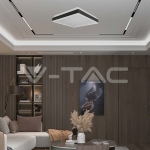 LED Осветител 38W Плафон 4000K Квадрат Черна Рамка