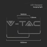 LED Осветител 24W 4000K Черен Кръг