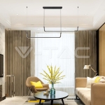 LED Осветител 24W 4000K Черен Кръг