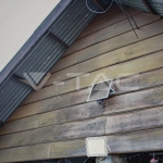 6W LED Соларен Прожектор 4000K Сменяема Батерия Бяло Тяло