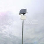 20W LED Соларен Прожектор 4000K Сменяема Батерия Бяло Тяло