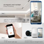 12W LED Магнитно Релсово SMART Тяло Черно 3 в 1