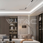 12W LED Магнитно Релсово SMART Тяло Черно 3 в 1