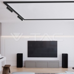 18W LED Магнитно Релсово SMART Тяло Черно 3 в 1