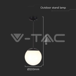 Висяща Лампа Точка 1*27 Черен Опал