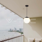 Висяща Лампа Точка 1*27 Черен Опал