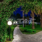 Наземна Лампа Топка 1*27 Черен Опал