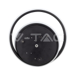 LED Осветител 38W Плафон 4000K Черен Двоен Кръг