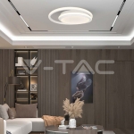 LED Осветител 38W Плафон 4000K Бял Двоен Кръг