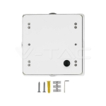 4W Стенна Лампа Бяло Тяло Квадрат 3000К IP65