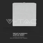 4W Стенна Лампа Бяло Тяло Квадрат 3000К IP65