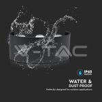 5W Стенна Лампа Пясъчно Черно Тяло 4000К IP54