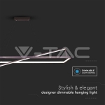 LED Осветител 45W Висящ Димиращ Черен 3000К