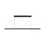 LED Осветител 23W Линия 4000K Черен