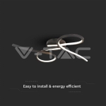 LED Осветител 24W Абстрактни Кръгове 3000K