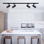 35W LED Прожектор Релсов Монтаж SAMSUNG CHIP Черен 4000K