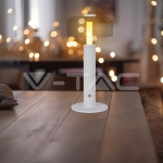 LED Настолна Лампа 1800mAh Батерия 150 x 300 3 в 1 Бяло Тяло