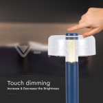 LED Настолна Лампа 1800mAh Батерия 150 x 300 3 в 1 Лилаво Тяло