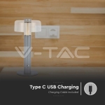 LED Настолна Лампа 1800mAh Батерия 150 x 300 3 в 1 Сиво Тяло